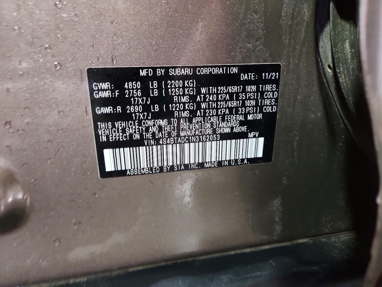 2022 Subaru Outback Premium