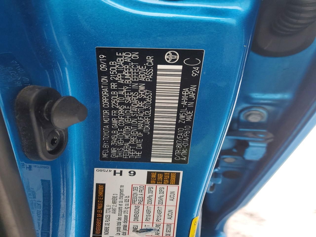 2020 Toyota Prius xle