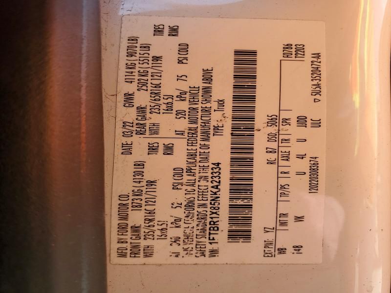 2022 Ford Transit 250 Delivery van