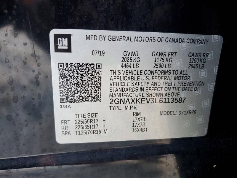 2020 Chevrolet Equinox lt