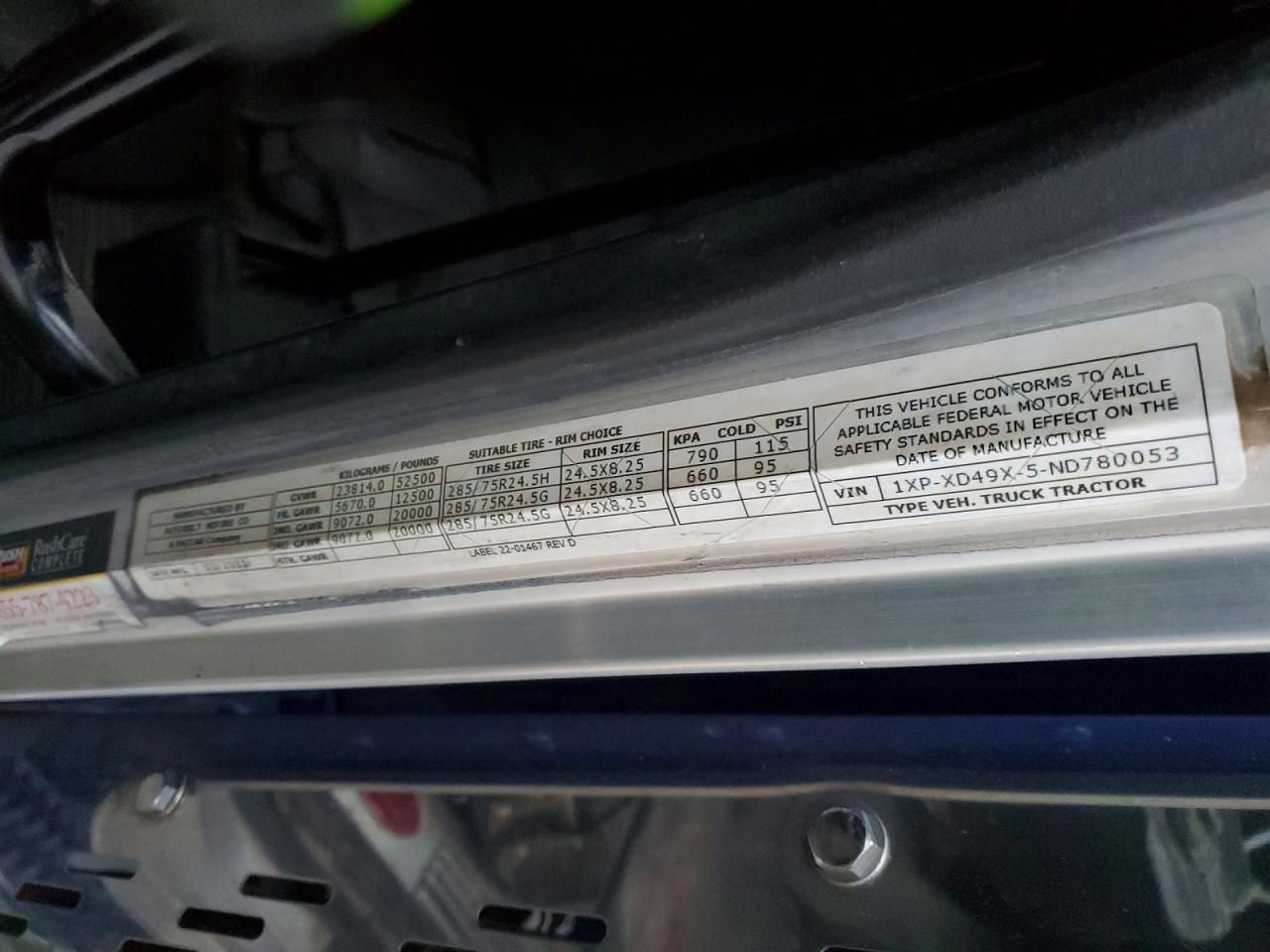 2022 Pntw 389-semi Truck