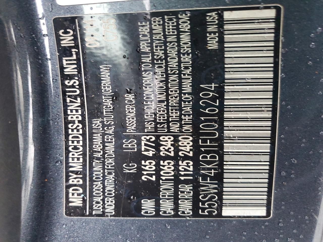 2015 Mercedes-Benz C 300 4matic