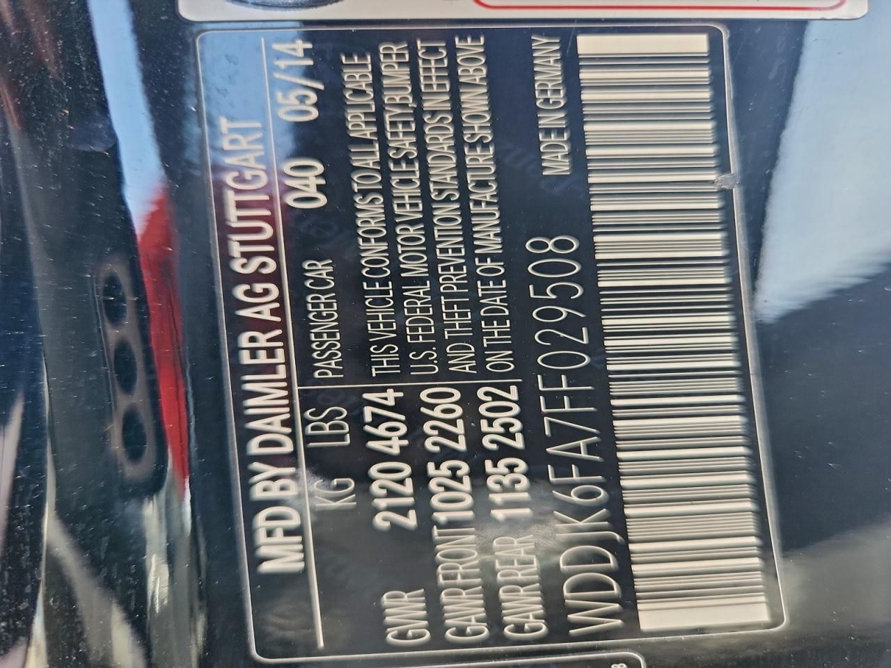 2015 Mercedes-Benz Sl 400