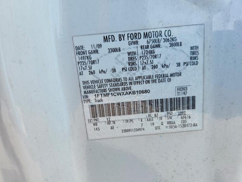 2010 Ford F150