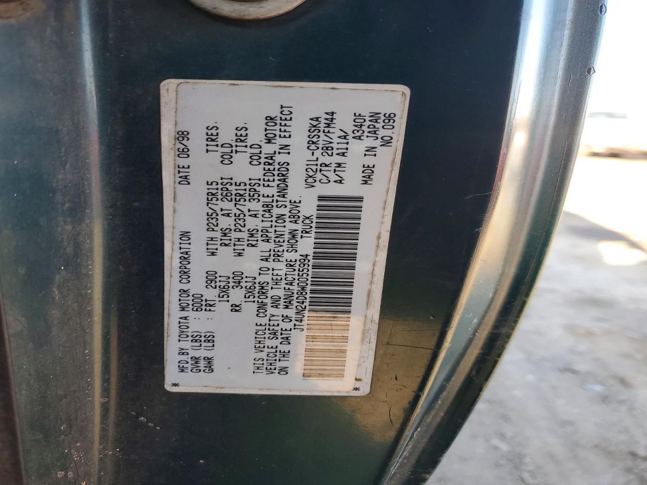 1998 Toyota T100 Xtracab SR5