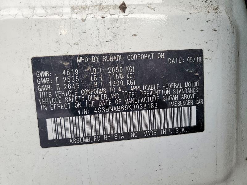 2019 Subaru Legacy 2.5i