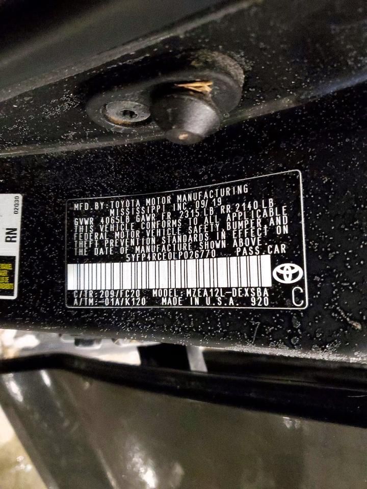 2020 Toyota Corolla se