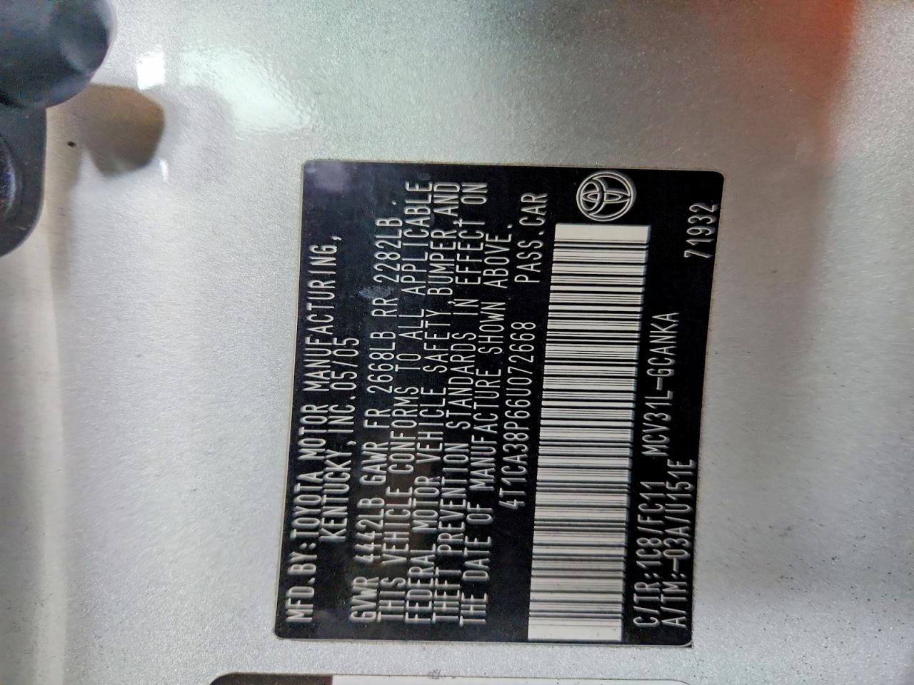 2006 Toyota Camry Solara se