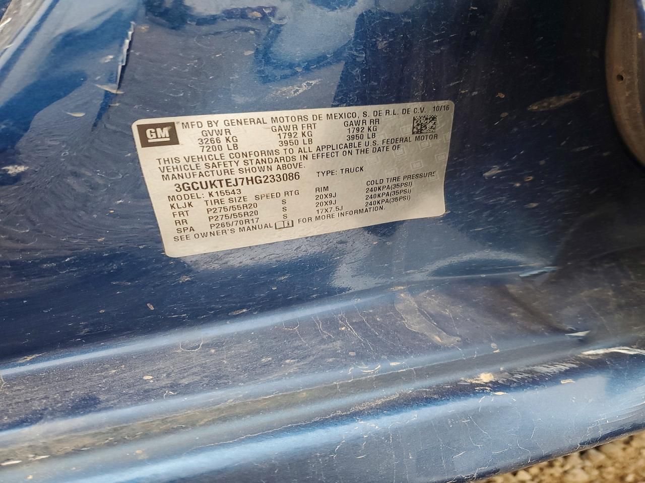 2017 Chevrolet Silverado K1500 High Country