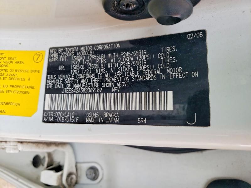 2008 Toyota Highlander Limited