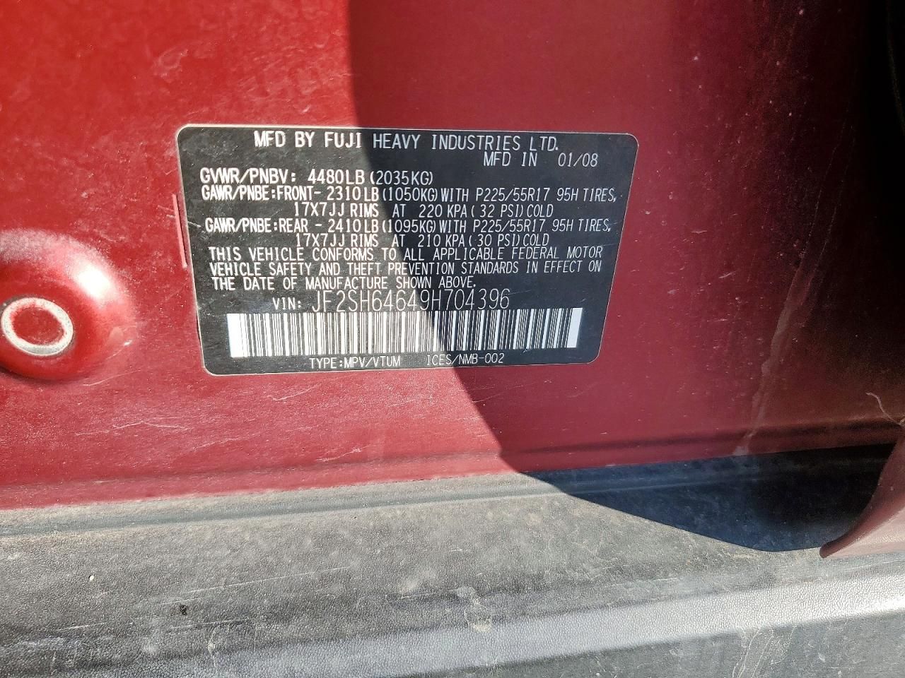 2009 Subaru Forester 2.5x Limited