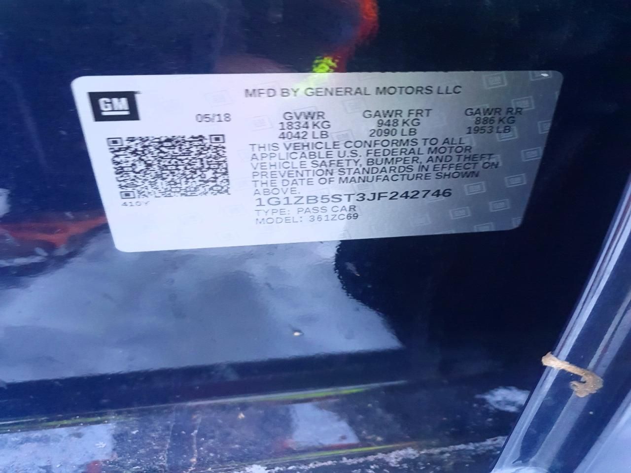 2018 Chevrolet Malibu ls