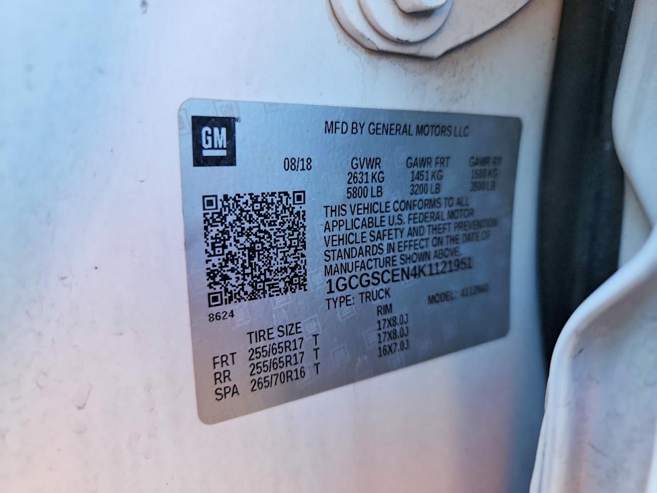 2019 Chevrolet Colorado lt