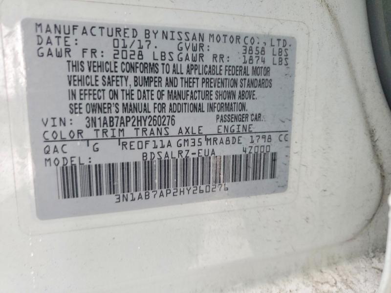 2017 Nissan Sentra s