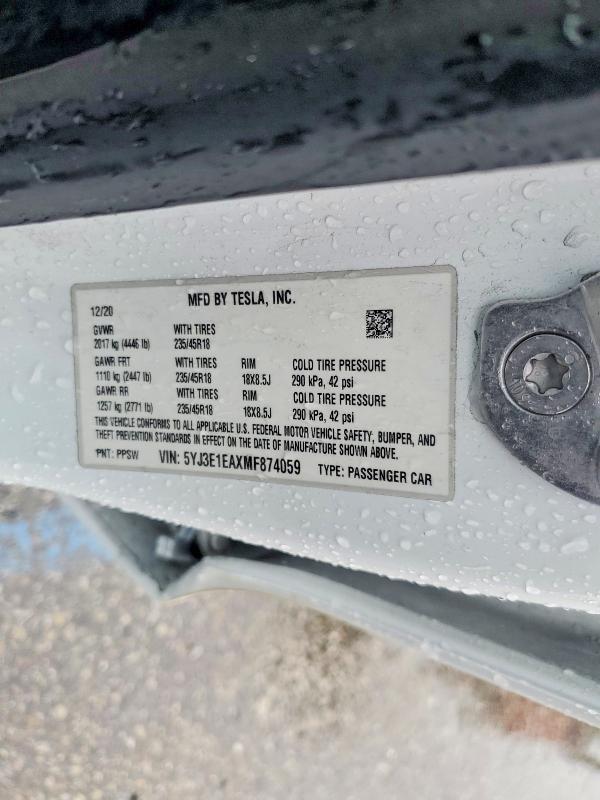 2021 Tesla Model 3