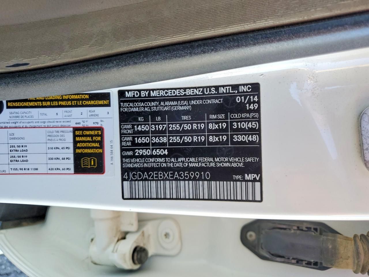 2014 Mercedes-Benz Ml 350 Bluetec