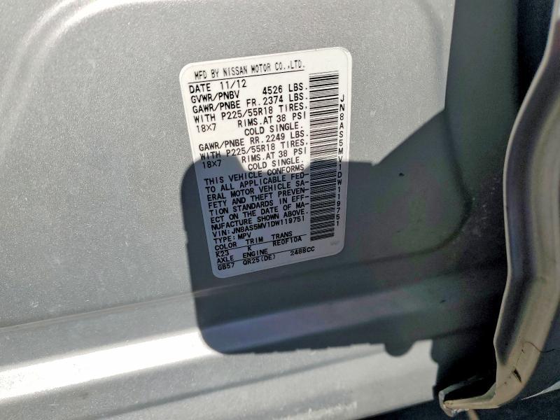 2013 Nissan Rogue s