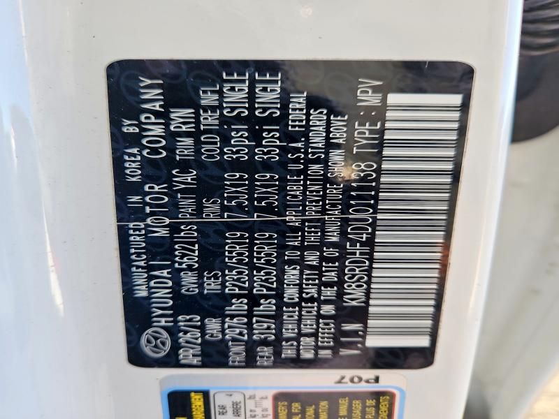 2013 Hyundai Santa fe Limited