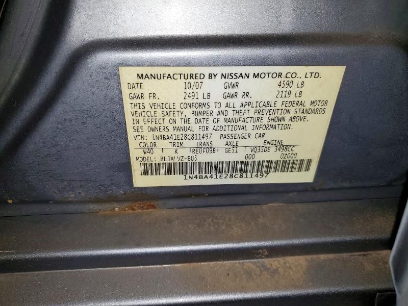 2008 Nissan Maxima se