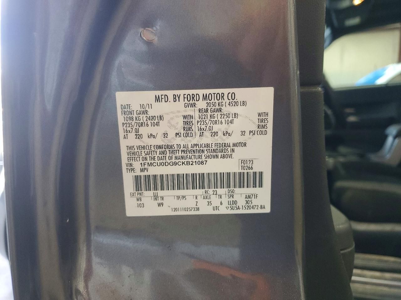 2012 Ford Escape xlt