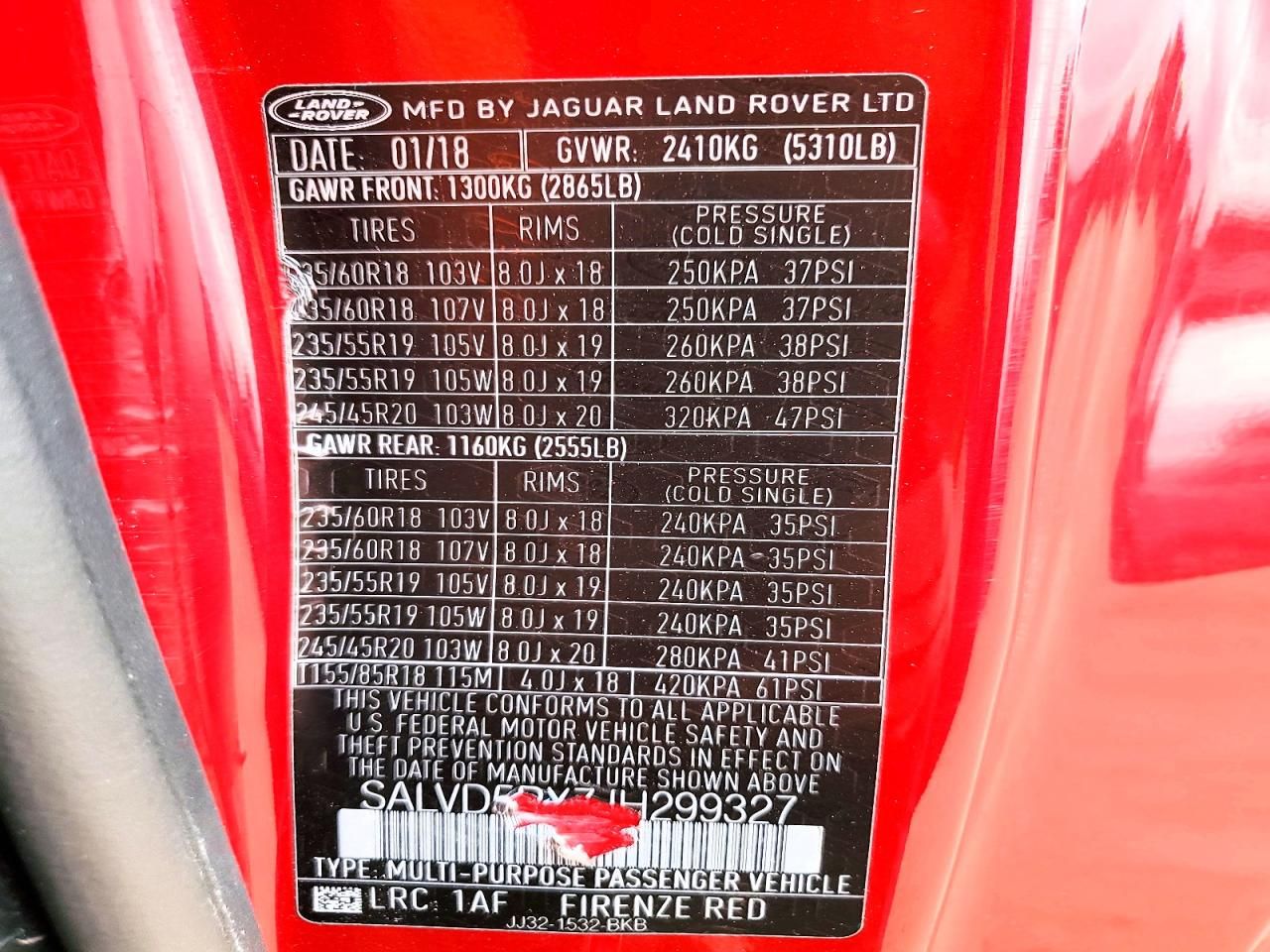 2018 Land Rover Range Rover Evoque hse Dynamic