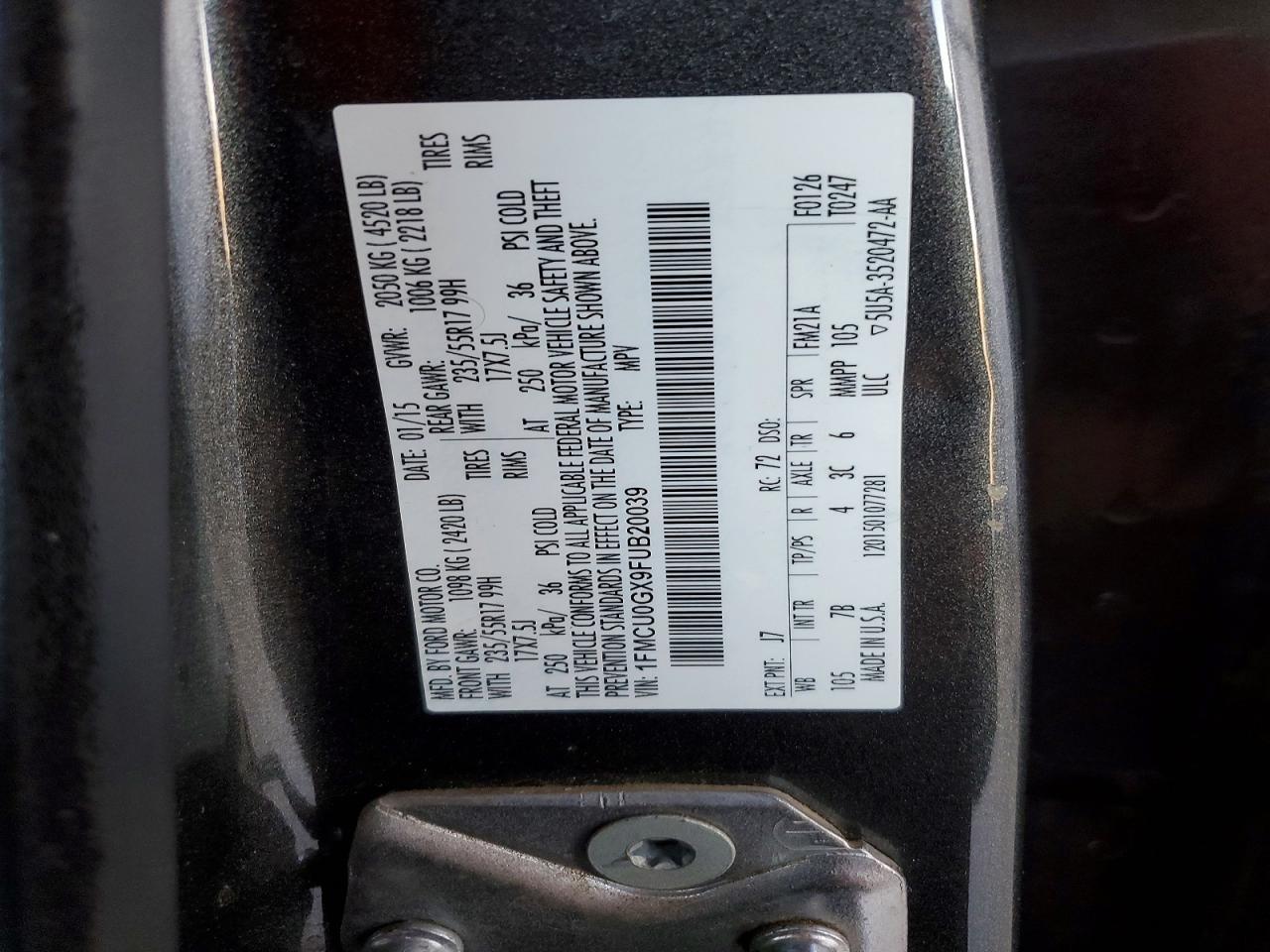 2015 Ford Escape se