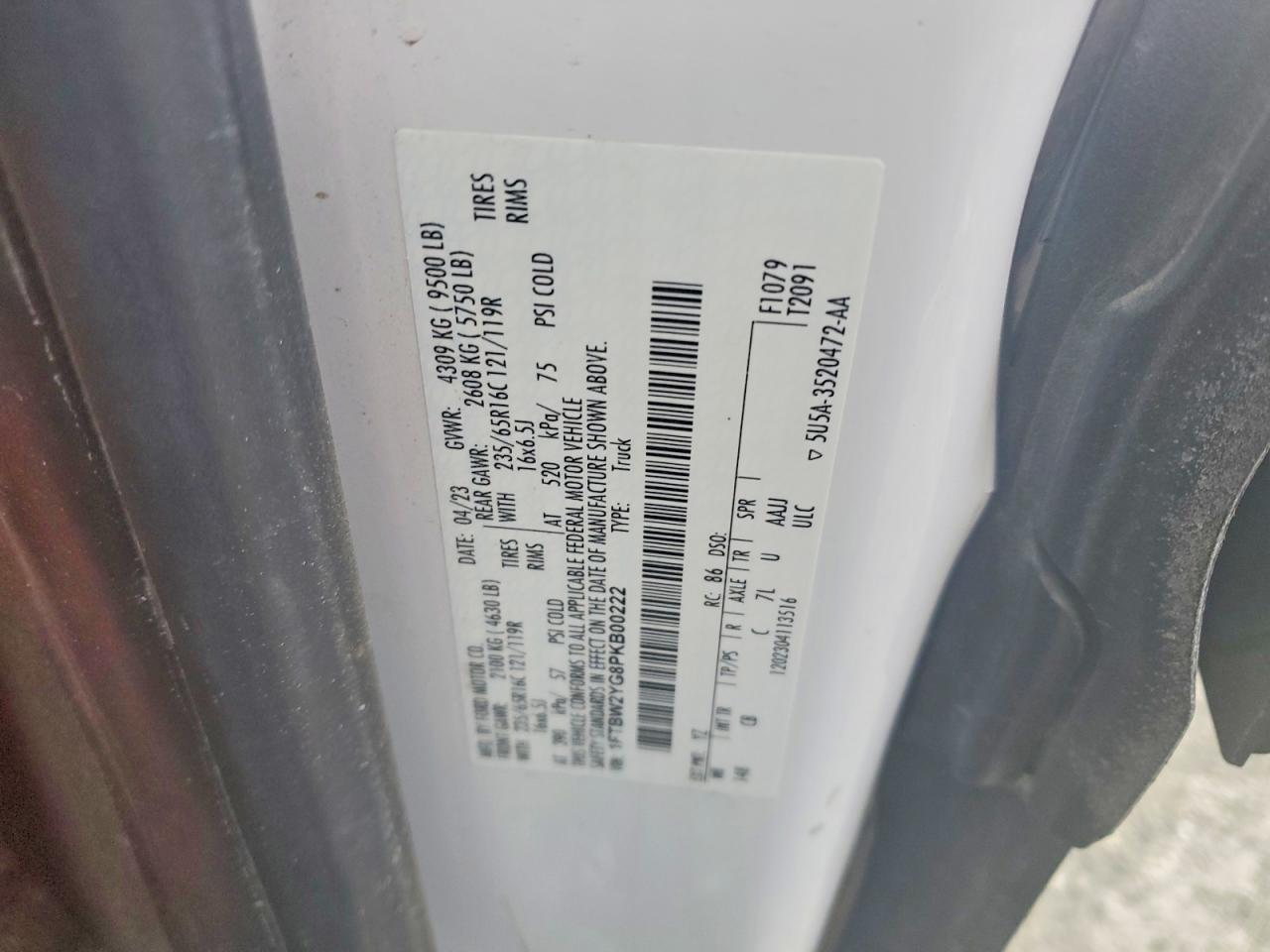 2023 Ford Transit 350 Utility / Service Van