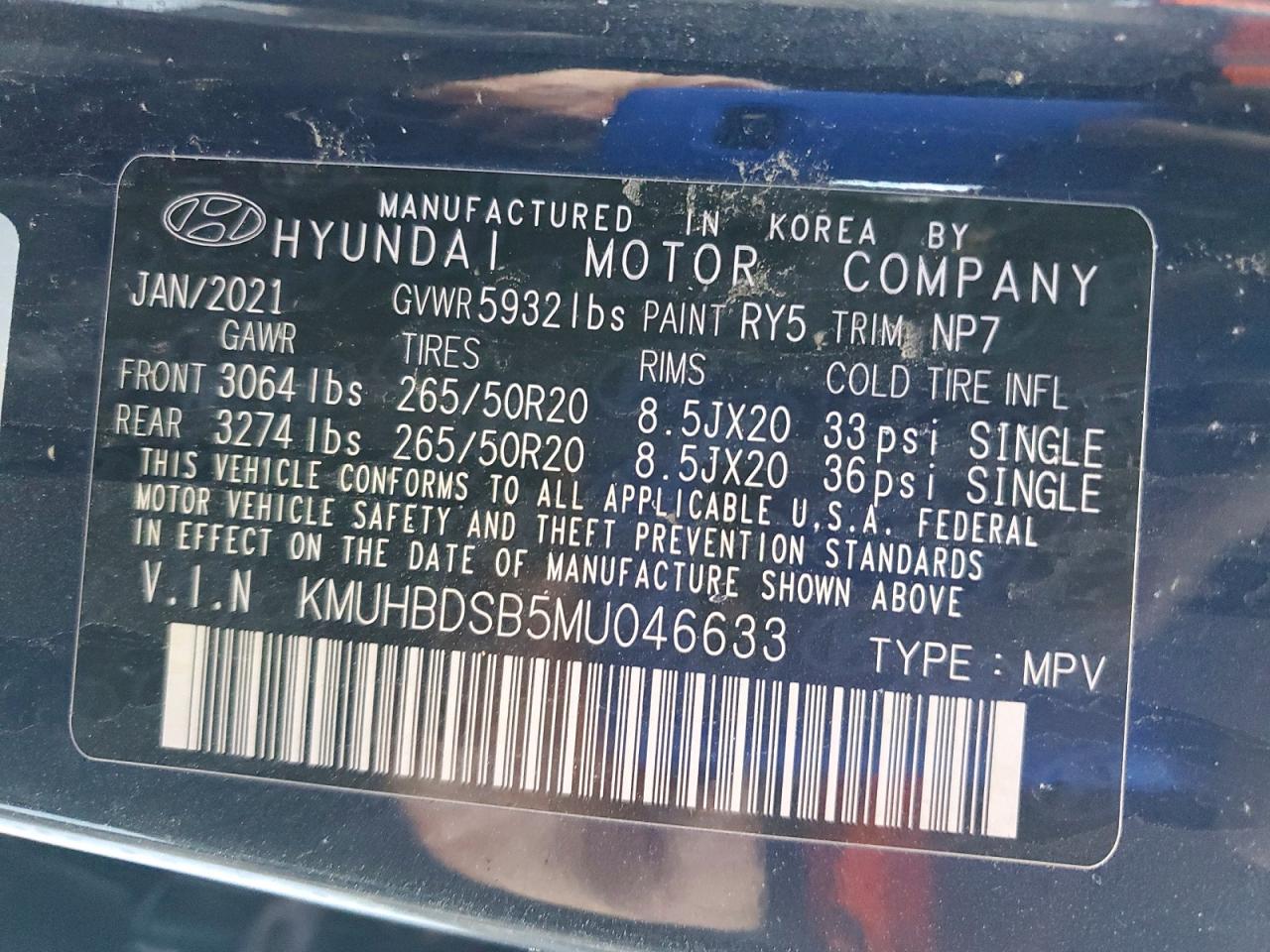 2021 Genesis Gv80 2.5t