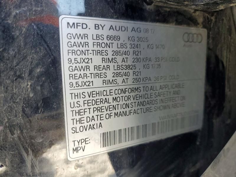 2018 Audi Q7 Prestige