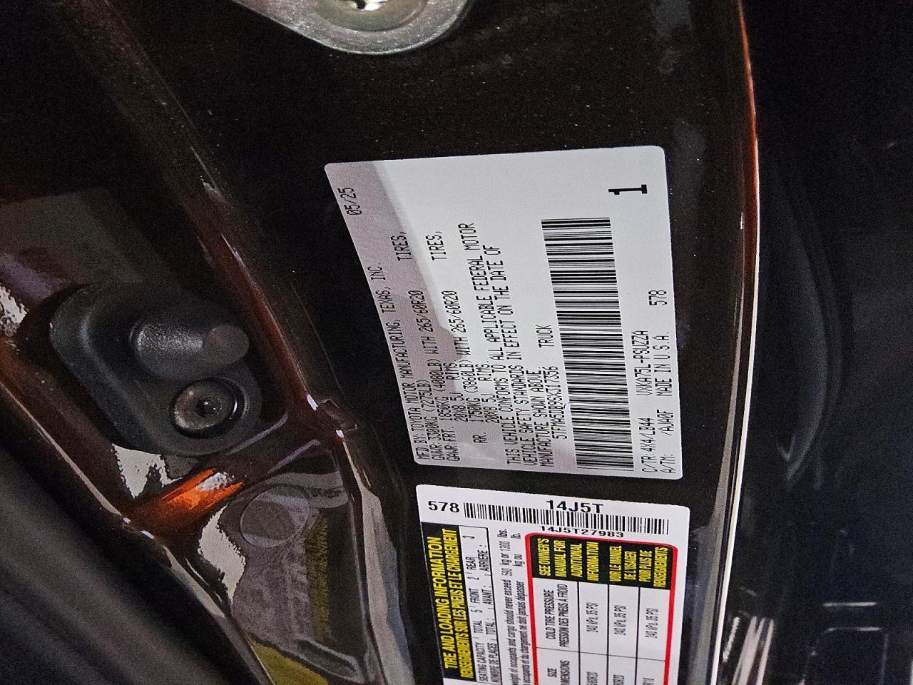 2025 Toyota Tundra 1794 Edition