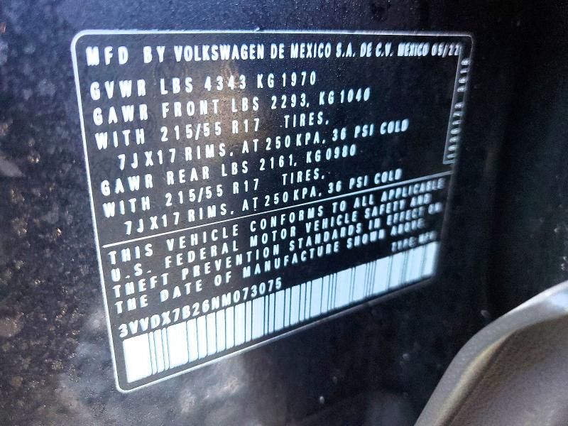 2022 Volkswagen Taos s