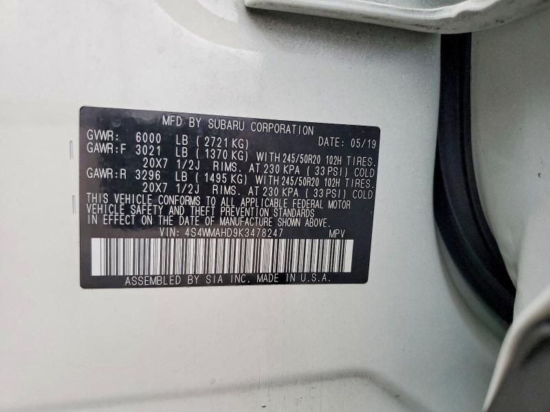 2019 Subaru Ascent Premium