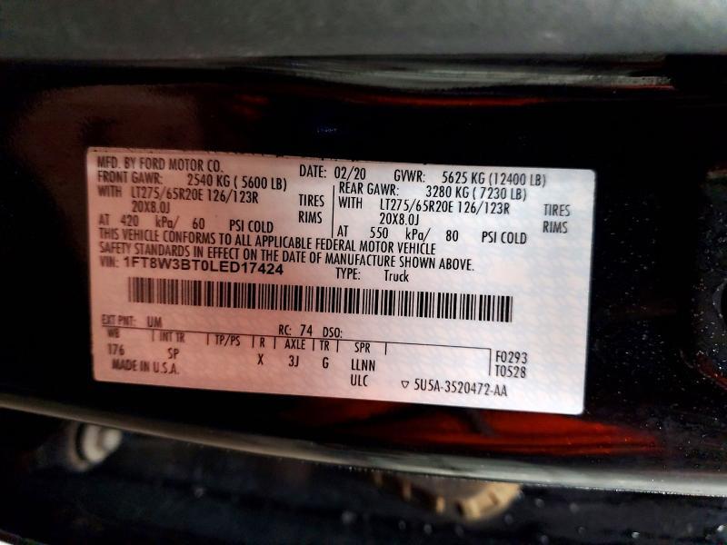 2020 Ford F350 Super Duty