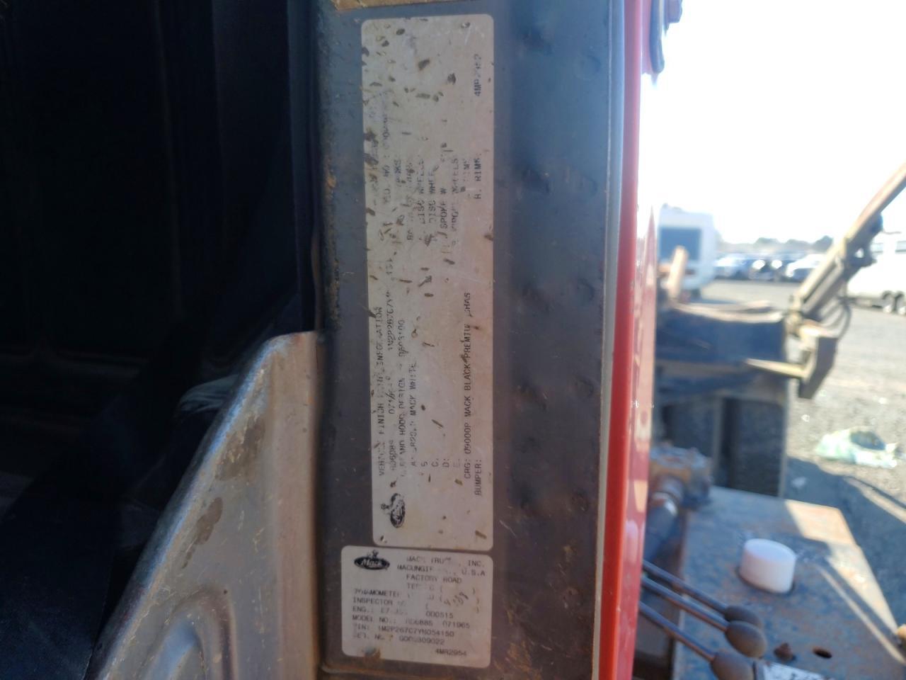 2000 Mack RD600 Rollback TOW Truck