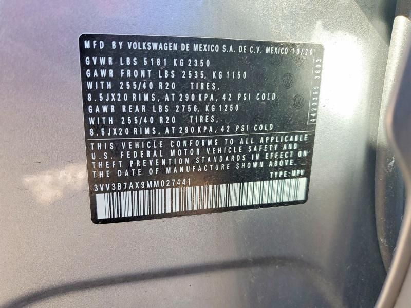 2021 Volkswagen Tiguan se