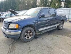 Ford f150 Supercrew salvage cars for sale: 2001 Ford F150 Supercrew