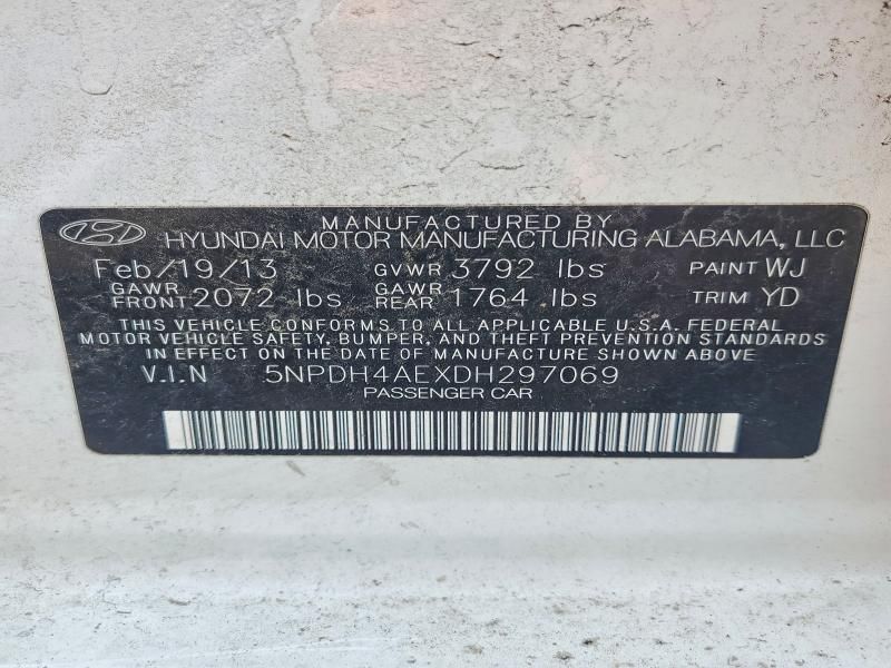 2013 Hyundai Elantra gls