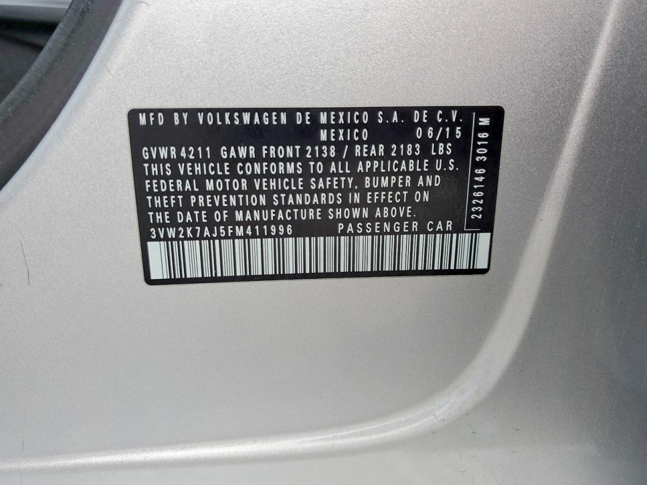 2015 Volkswagen Jetta