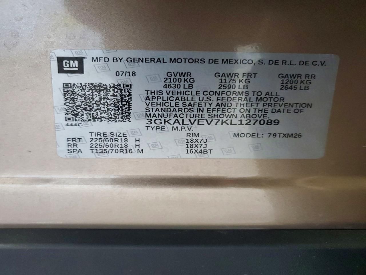 2019 GMC Terrain slt