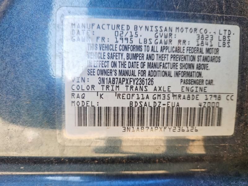 2015 Nissan Sentra s