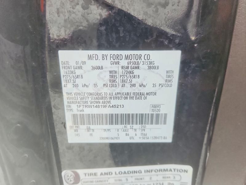 2009 Ford F150 Supercrew