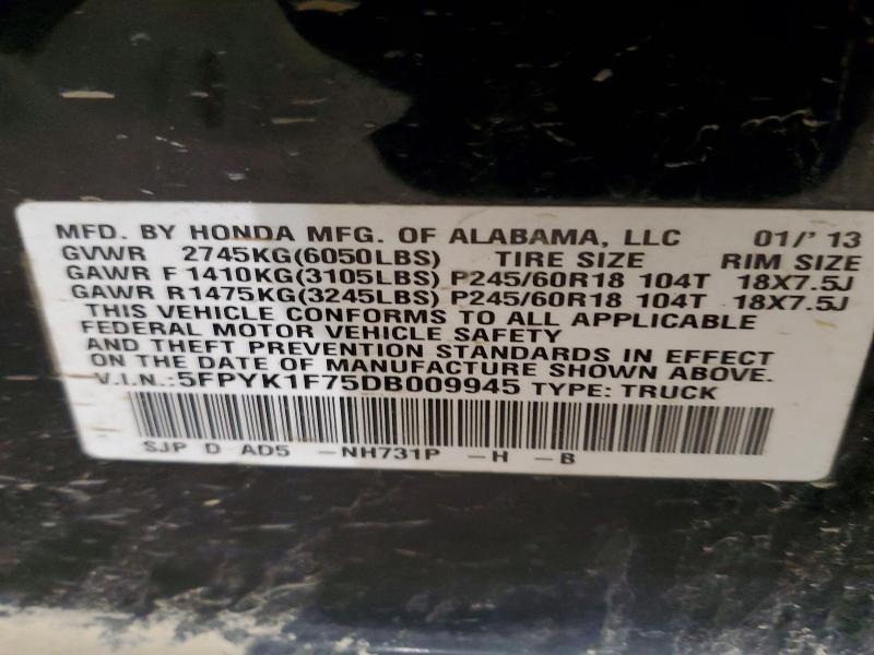 2013 Honda Ridgeline Sport