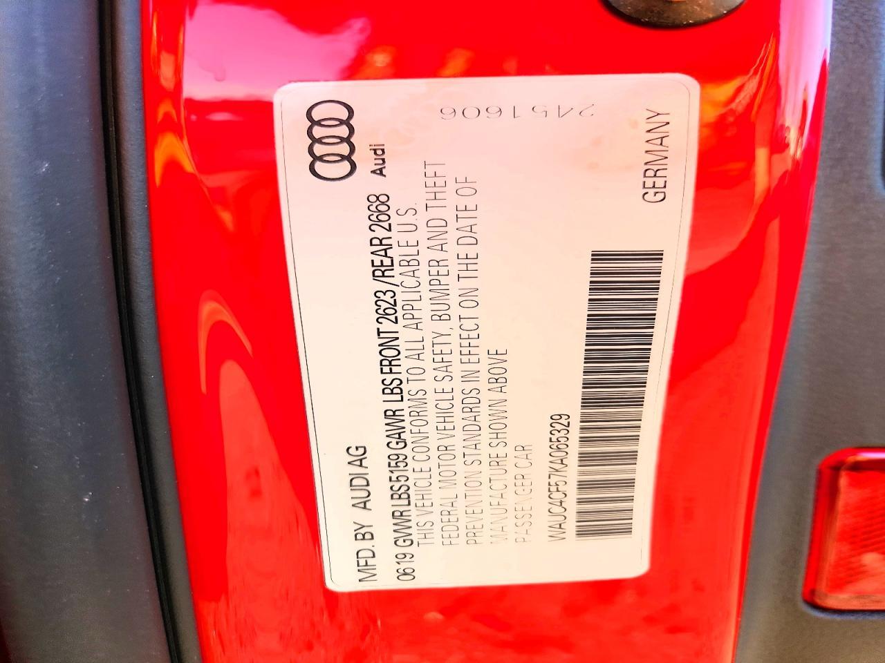 2019 Audi S5 Prestige