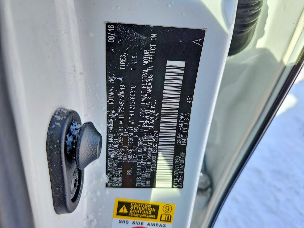 2016 Toyota Highlander xle