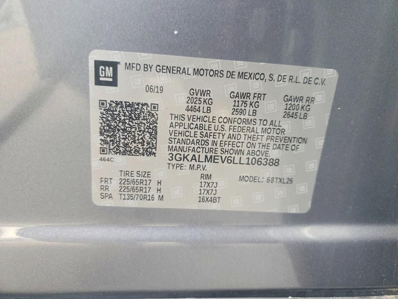 2020 GMC Terrain sle