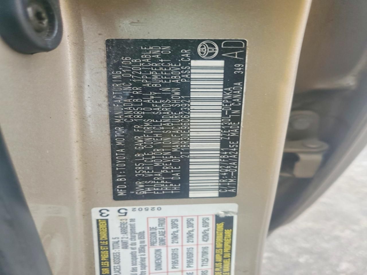 2006 Toyota Corolla ce