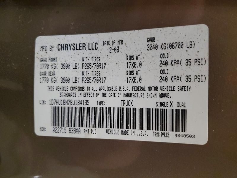 2008 Dodge RAM 1500 ST