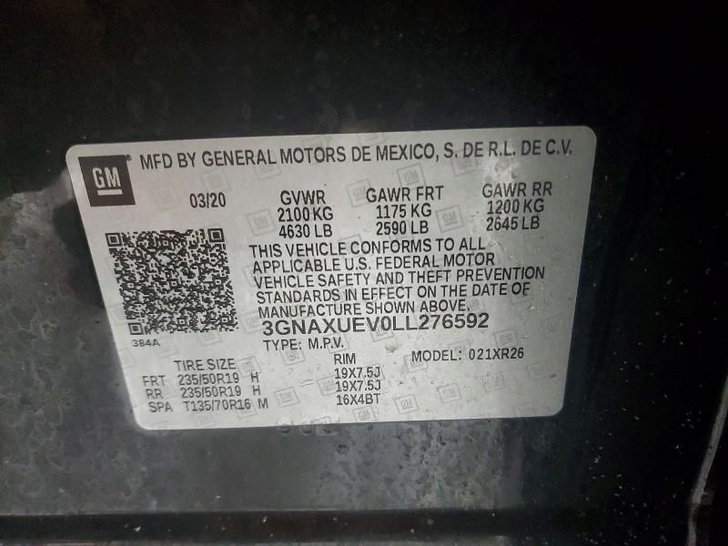 2020 Chevrolet Equinox lt