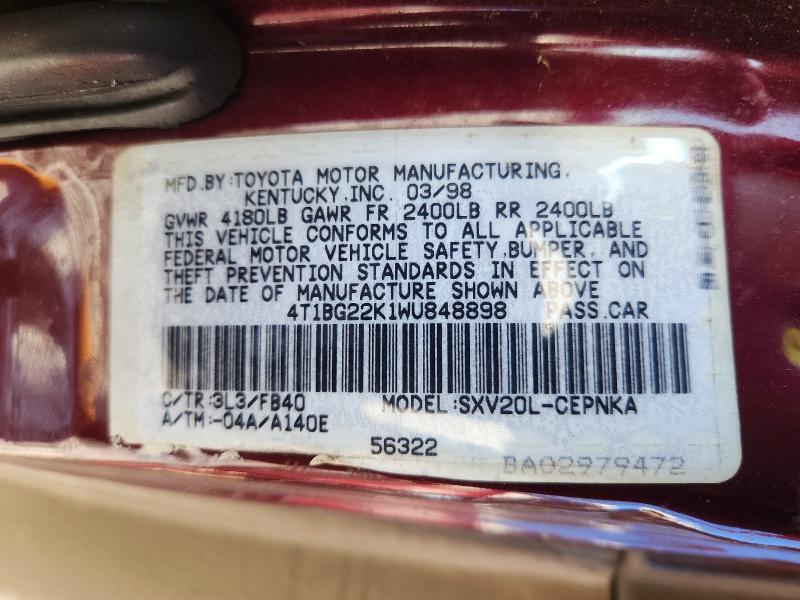 1998 Toyota Camry ce
