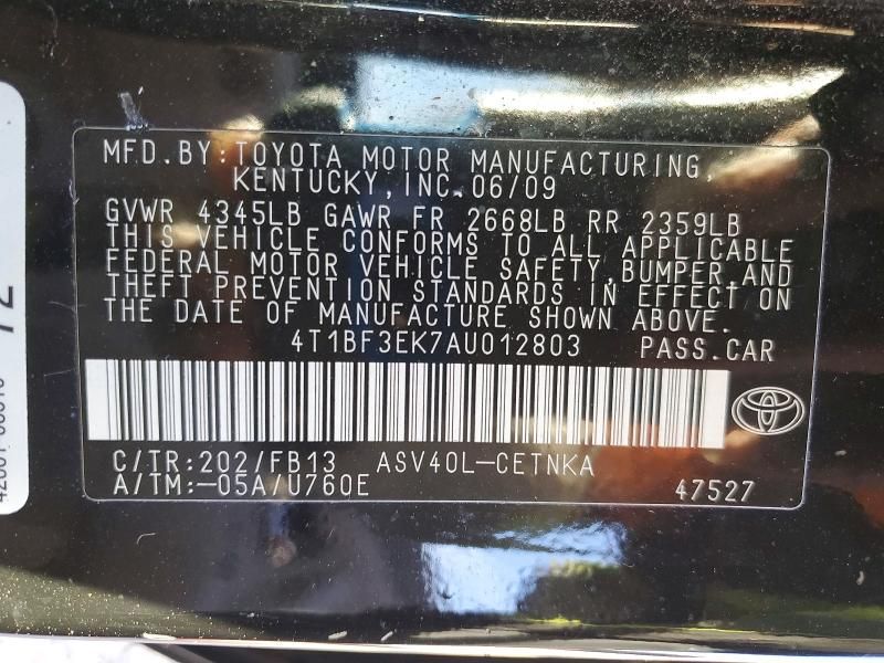 2010 Toyota Camry Base
